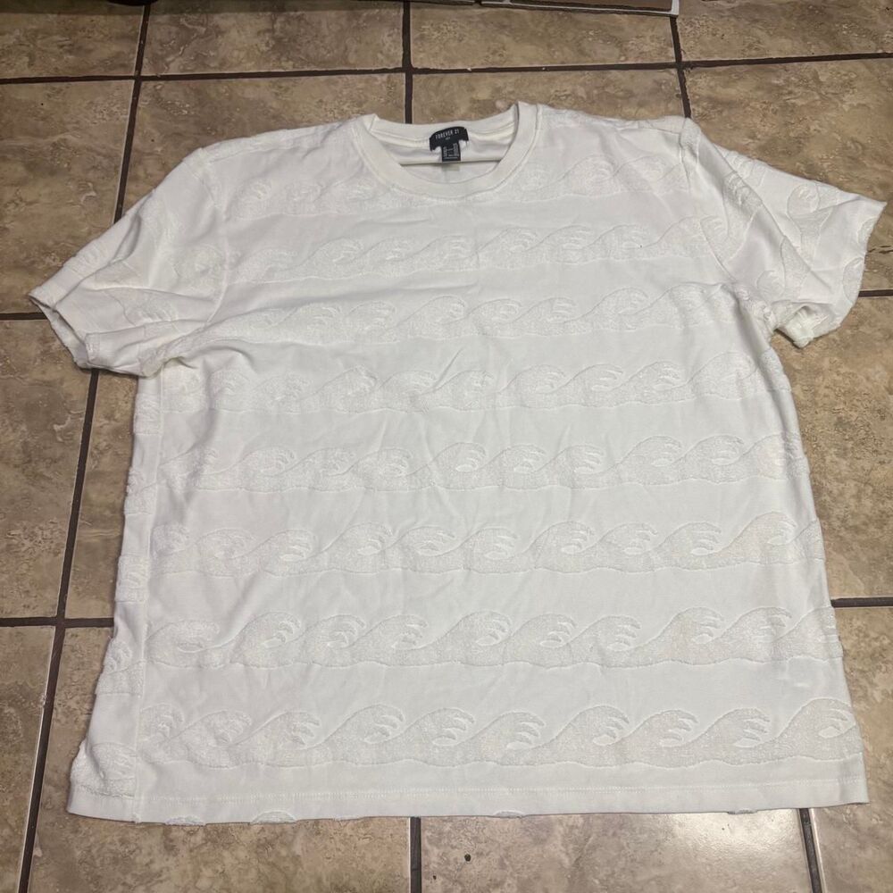Forever-21 Women's White T-shirt